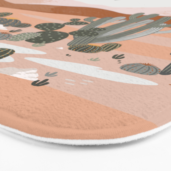 Desert Landscape Oasis Bath Mat Gallery Image 3
