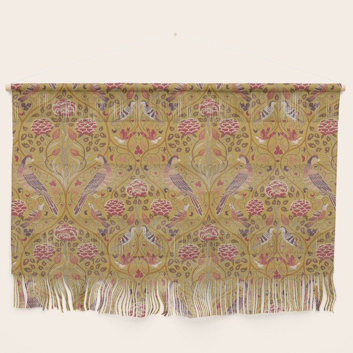 William Morris Seasons by May Melsetter Saffron Wall Hanging Gallery Image 1