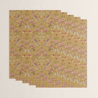 William Morris Seasons by May Melsetter Saffron Wrapping Paper Gallery Image 3