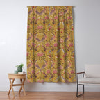 William Morris Seasons by May Melsetter Saffron Window Curtain Gallery Image 5