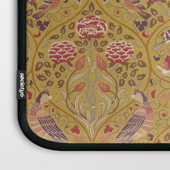 William Morris Seasons by May Melsetter Saffron Laptop Sleeve Gallery Image 3