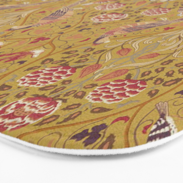 William Morris Seasons by May Melsetter Saffron Bath Mat Gallery Image 3