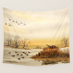 Hunting Pintail Ducks Wall Tapestry Gallery Image 4