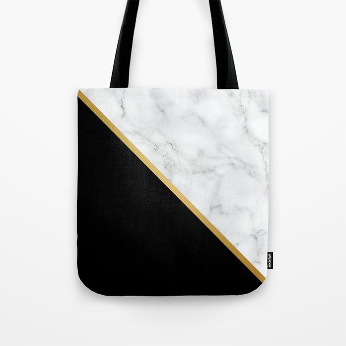 Marble, Stone, Color Block, Minimalist Art Tote Bag Gallery Image 1
