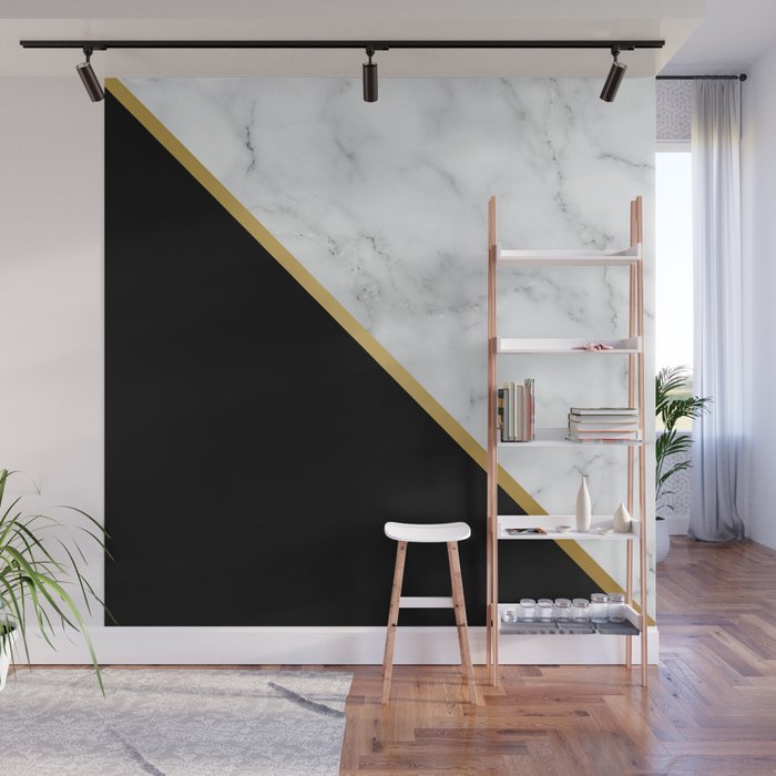 Marble, Stone, Color Block, Minimalist Art Wall Mural Gallery Image 1