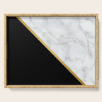 Marble, Stone, Color Block, Minimalist Art Serving Tray Gallery Image 1