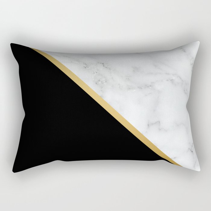Marble, Stone, Color Block, Minimalist Art Rectangular Pillow Gallery Image 2