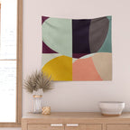 shapes abstract Wall Tapestry Gallery Image 2