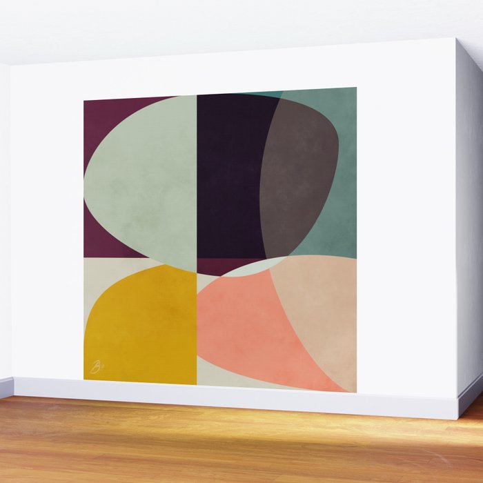 shapes abstract Wall Mural Gallery Image 2