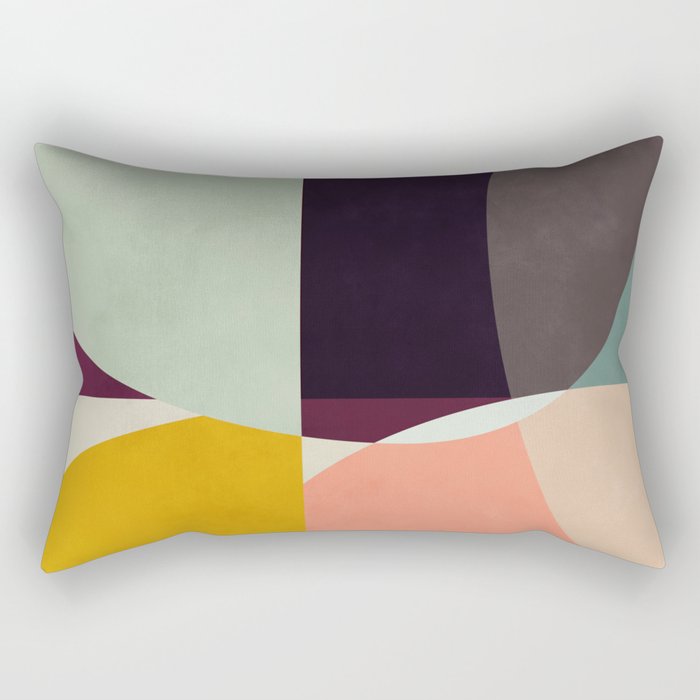 shapes abstract Rectangular Pillow Gallery Image 1