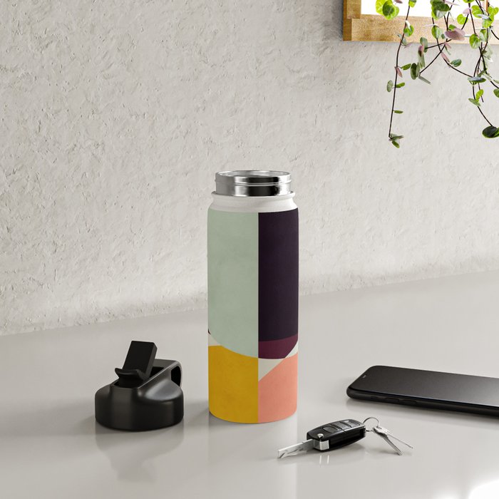 shapes abstract Water Bottle Gallery Image 4