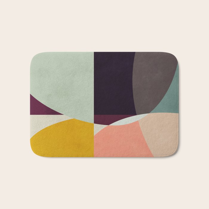 shapes abstract Bath Mat Gallery Image 1