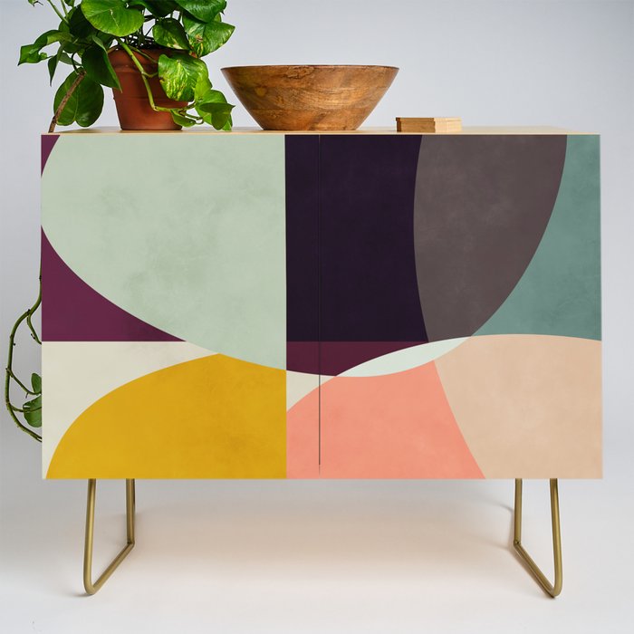 shapes abstract Credenza Gallery Image 1