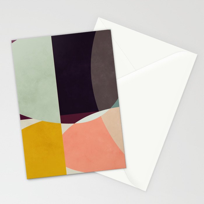 shapes abstract Stationery Card Gallery Image 2