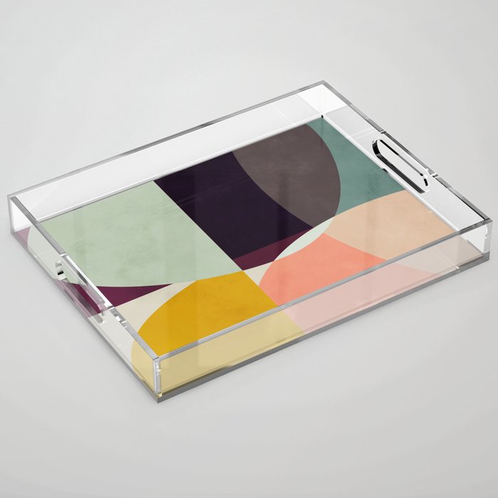 shapes abstract Acrylic Tray Gallery Image 1