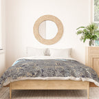 London color map city drawing illustration Thames Duvet Cover Gallery Image 3