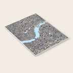 London color map city drawing illustration Thames Notebook Gallery Image 3