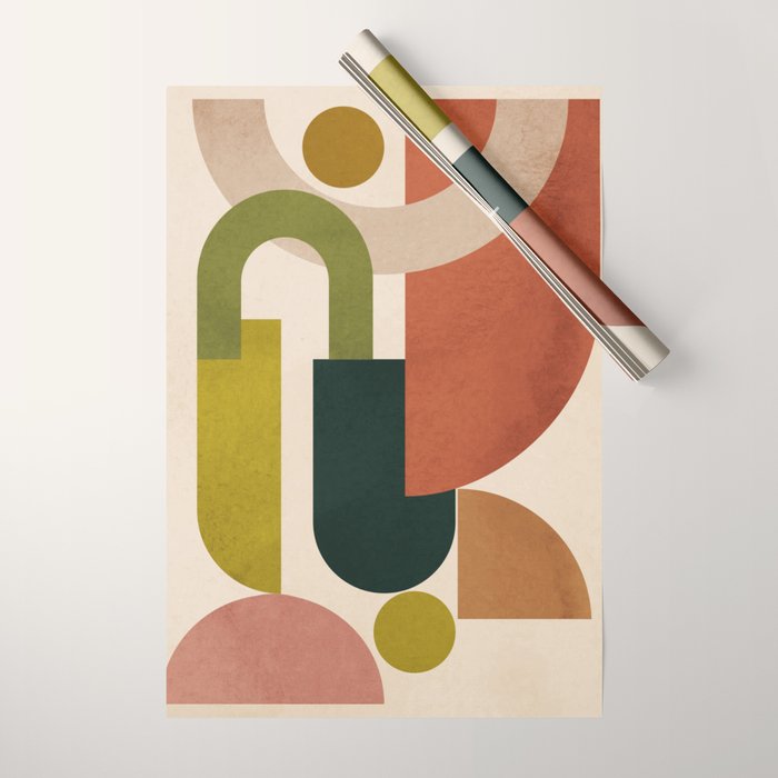 Geometric Shapes 245 Wrapping Paper Gallery Image 1