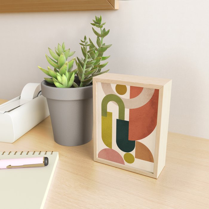 Geometric Shapes 245 Mini Art Print Gallery Image 2