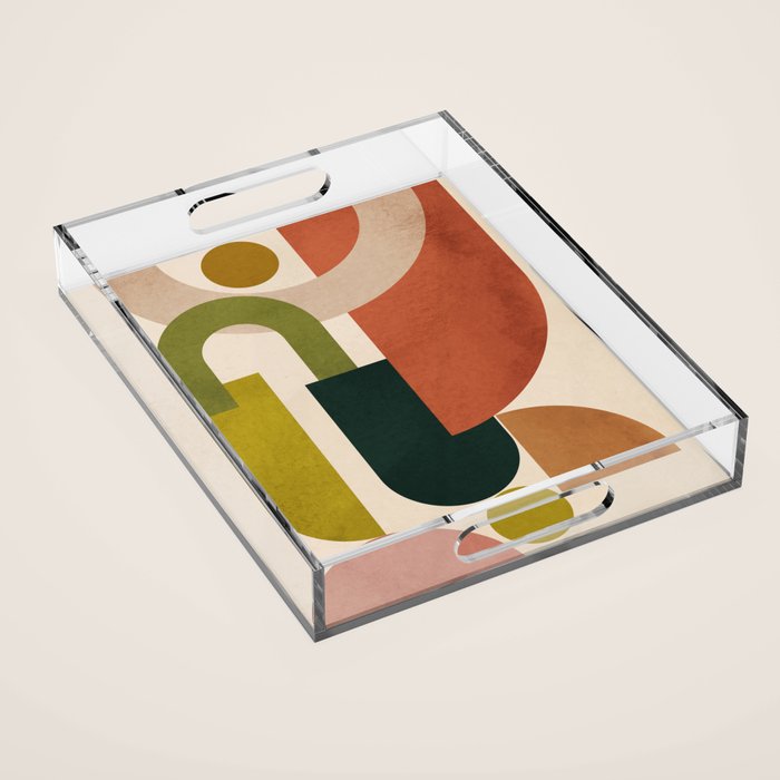 Geometric Shapes 245 Acrylic Tray Gallery Image 1