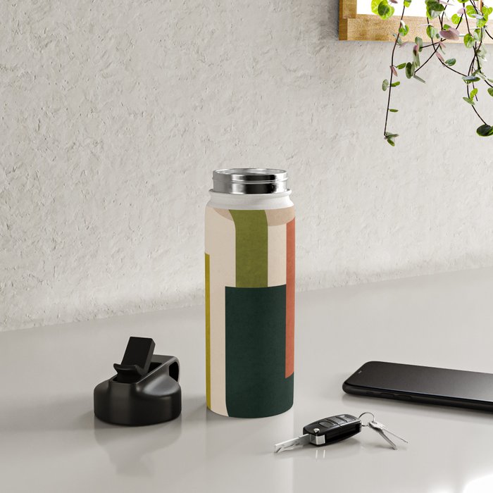Geometric Shapes 245 Water Bottle Gallery Image 4