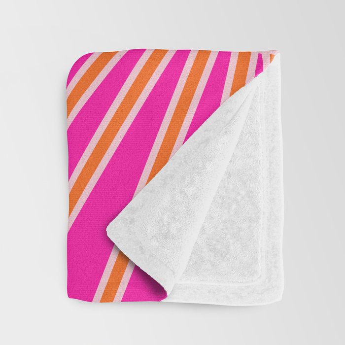 Sun Print Sunrise Hot Pink And Orange Sunshine Retro Sun Wall Art Vintage Boho Abstract Modern Decor Throw Blanket Gallery Image 3