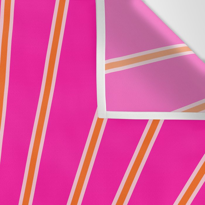 Sun Print Sunrise Hot Pink And Orange Sunshine Retro Sun Wall Art Vintage Boho Abstract Modern Decor Wall Tapestry Gallery Image 3