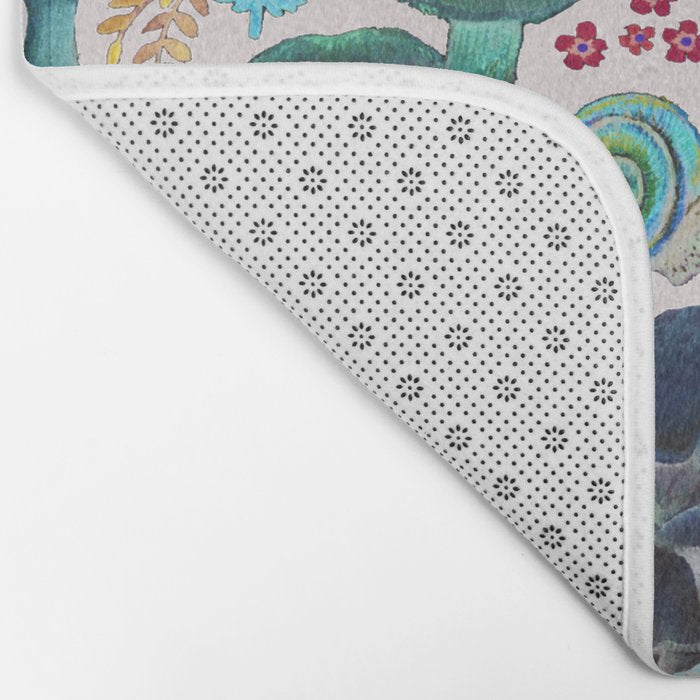 Mushroom heart Bath Mat Gallery Image 2