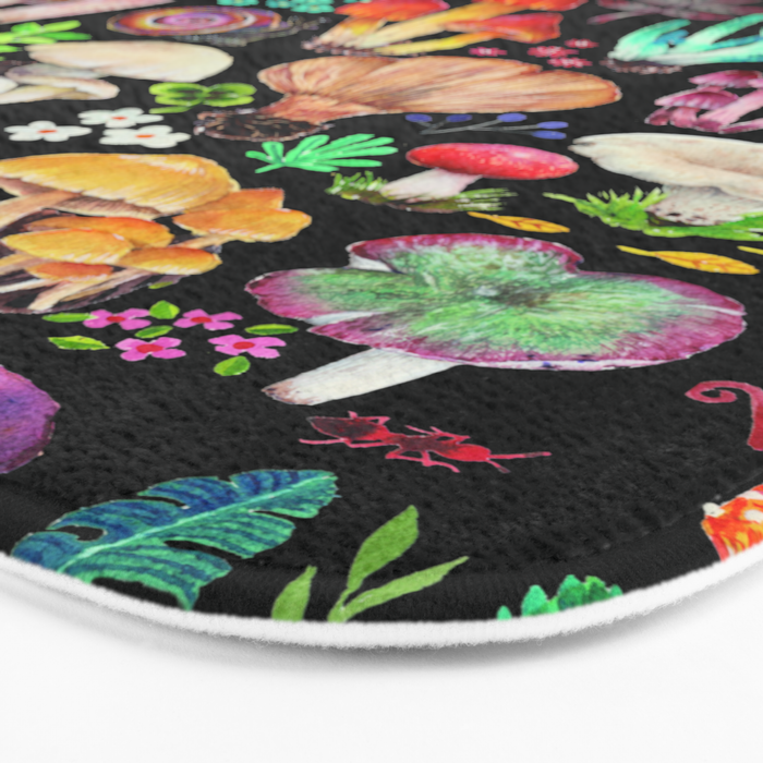 Mushroom heart Bath Mat Gallery Image 3