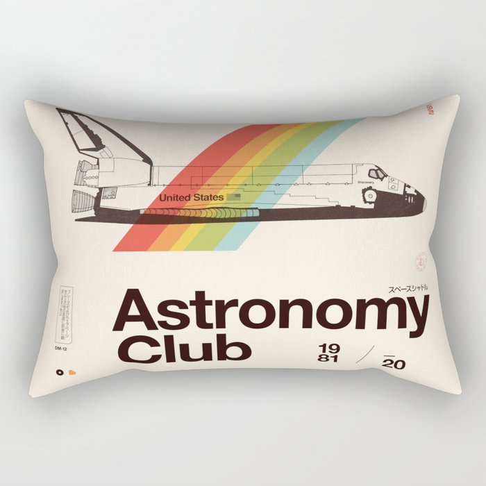Astronomy Club Rectangular Pillow Gallery Image 2