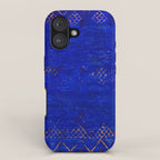 -A5- Royal Calm Blue Bohemian Moroccan Artwork. iPhone Case Gallery Image 1