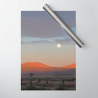 Sierra Valley Moonrise Wrapping Paper Gallery Image 1