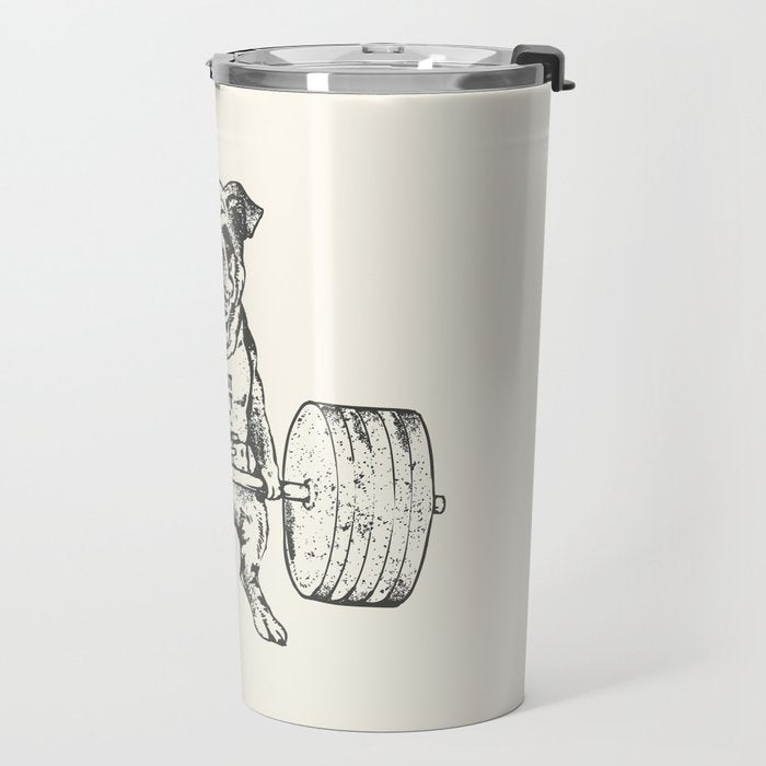 English Bulldog Lift Travel Mug Gallery Image 2