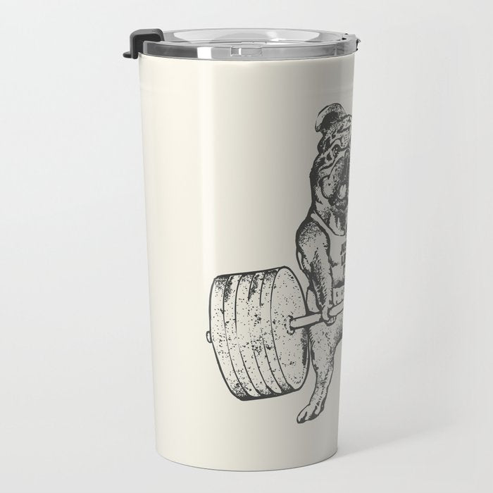 English Bulldog Lift Travel Mug Gallery Image 3