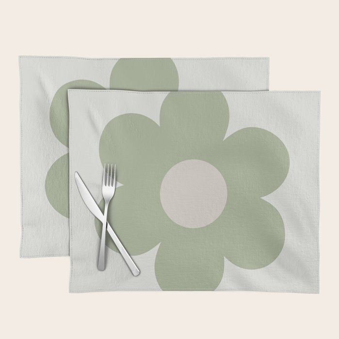 Sage Flower Single Placemat Gallery Image 1