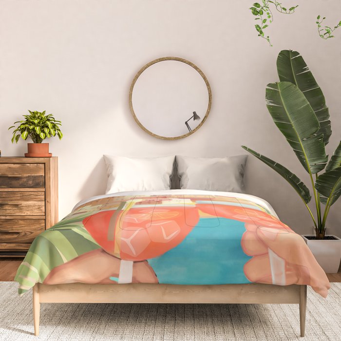 Aperol Sunset Comforter Gallery Image 3