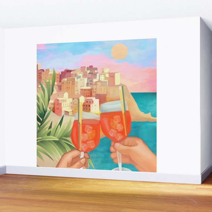 Aperol Sunset Wall Mural Gallery Image 2