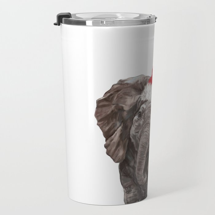 Christmas Baby Elephant Travel Mug Gallery Image 3