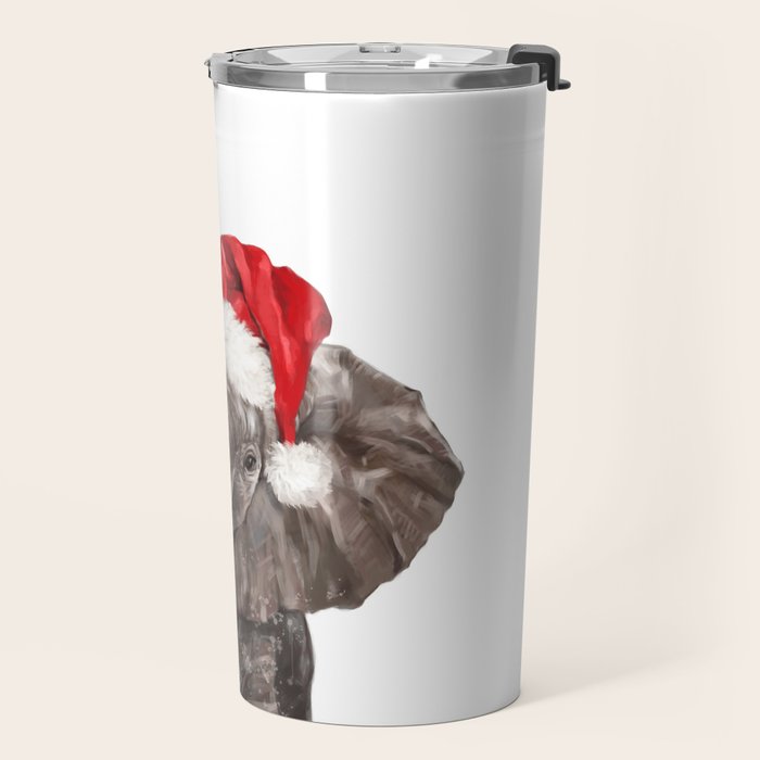 Christmas Baby Elephant Travel Mug Gallery Image 2
