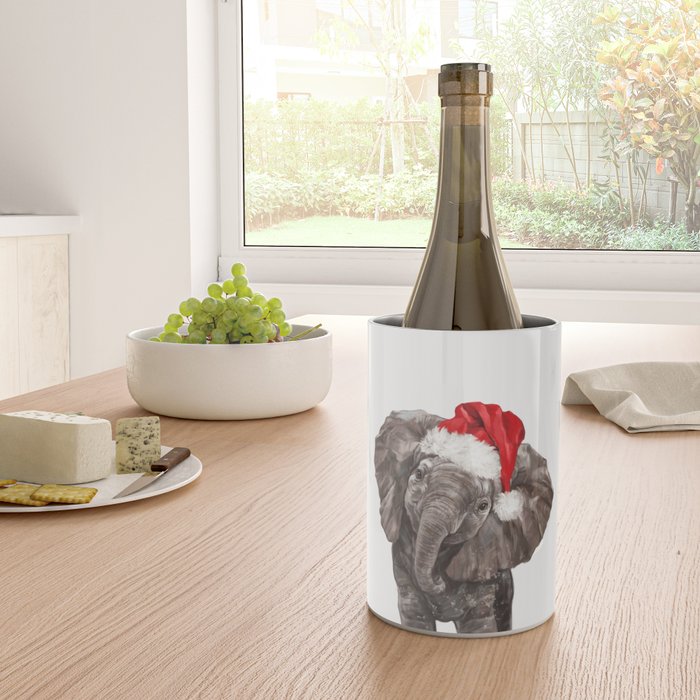 Christmas Baby Elephant Wine Chiller Gallery Image 4