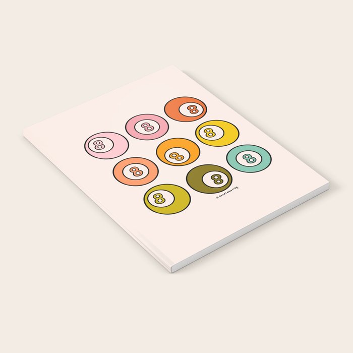 Rainbow Eight Ball Notebook Gallery Image 2