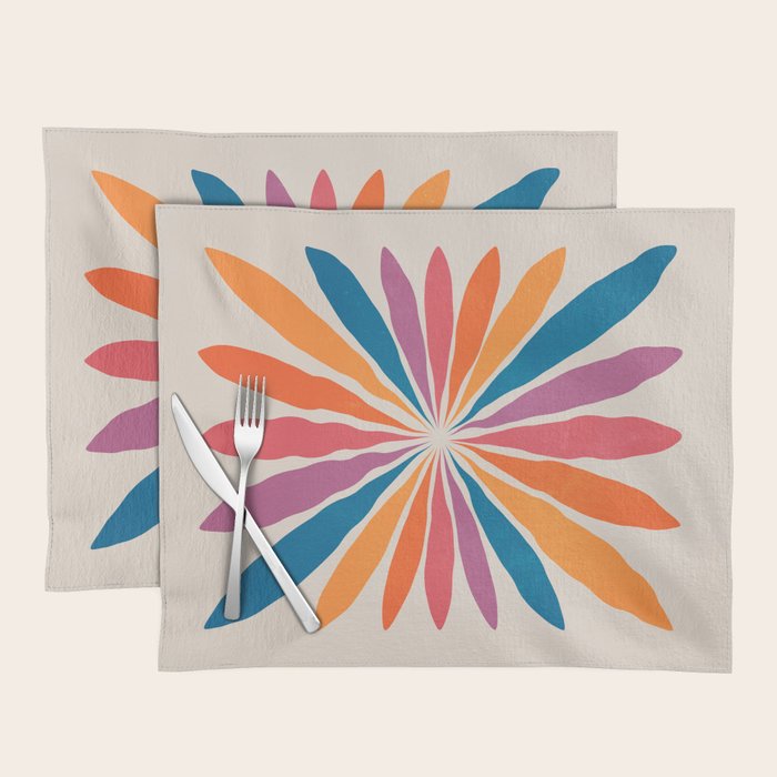Vintage California Sun: Star Leaf Matisse Edition Placemat Gallery Image 1