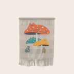 Cat and Plant 47: Mushroom Cats Wall Hanging Gallery Image 1