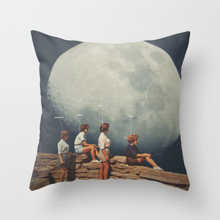 FriendsnotFriends Throw Pillow Gallery Image 1