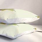 Mid Century Modern Geometric Chartreuse Pillow Sham Gallery Image 3