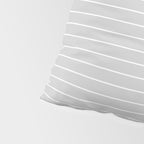 Minimal Arch XLVI Light Grey Modern Geometric Lines Pillow Sham Gallery Image 4
