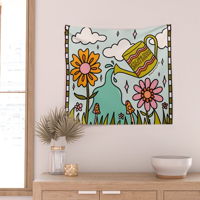 Sagittarius Garden Wall Tapestry Gallery Image 2