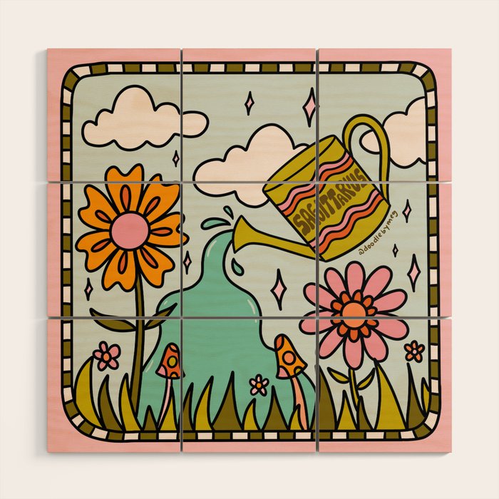 Sagittarius Garden Wood Wall Art Gallery Image 1