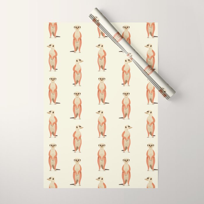 Whimsical Meerkats Wrapping Paper Gallery Image 1
