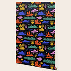 Colorful nature landscape doodle pattern Wallpaper Gallery Image 2